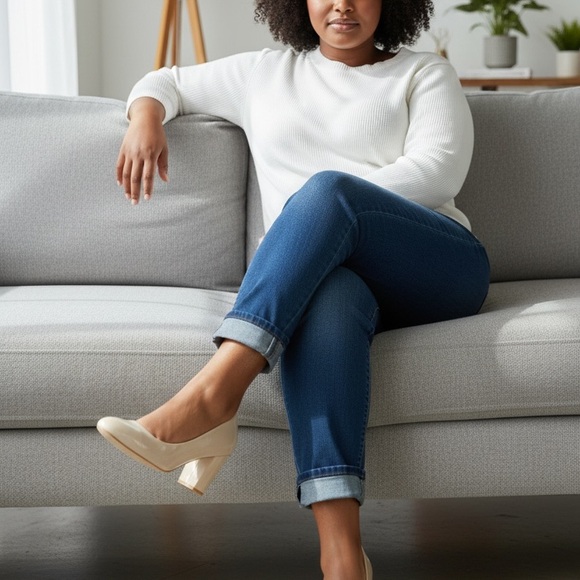 Stuart Weitzman 75mm Block Pump size 9.5B - Picture 4 of 11